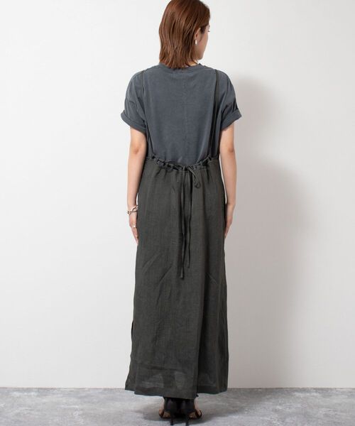 R JUBILEE（アールジュビリー）の「◇【WEB限定】【R JUBILEE/アール ジュビリー】Apron Cami-Dress（ワンピース・レディース・パープル/カーキ・FREE）」の21枚目の写真