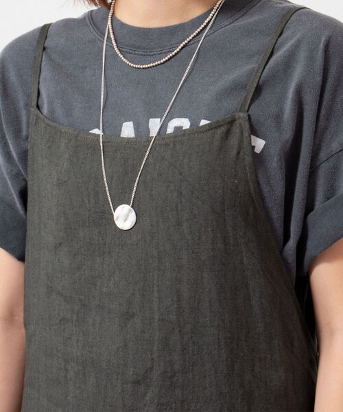 R JUBILEE（アールジュビリー）の「◇【WEB限定】【R JUBILEE/アール ジュビリー】Apron Cami-Dress（ワンピース・レディース・パープル/カーキ・FREE）」の11枚目の写真