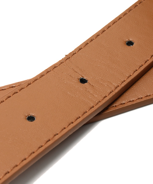 one after another NICE CLAUP（ワンアフターアナザーナイスクラップ）の「【non-no4月号掲載 ナイスクラップ】ベルト付ハイウェストショートパンツ（その他パンツ・レディース・オフホワイト/ブルー系その他/インディゴブルー/ストライプ・FREE）」の8枚目の写真