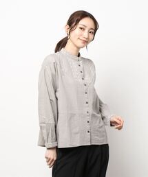 TSUHARU by Samansa Mos2 | ビーズ刺繍ブラウス(シャツ/ブラウス)