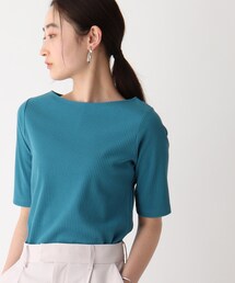 OPAQUE.CLIP | GIZAコットン ストレッチリブカットソー(Tシャツ/カットソー)