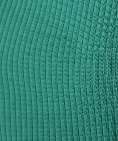 OPAQUE.CLIP（オペークドットクリップ）の「◆GIZAコットン ストレッチリブカットソー【WEB限定サイズ】（Tシャツ/カットソー・レディース・ホワイト系/ブラック/グリーン/サンドベージュ/ブルー/ブラウン・34/36/38/40/42）」の8枚目の写真