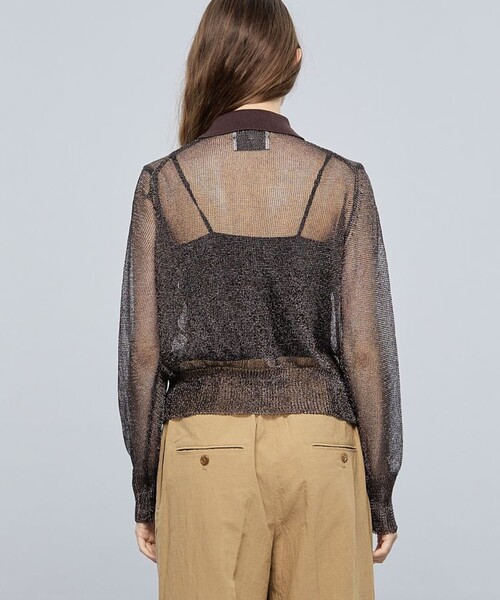 TAN（タン）の「【TAN/タン】メタリックシャツ TAN22SS-7-A（シャツ/ブラウス・レディース・ブラウン/その他17・FREE）」の8枚目の写真