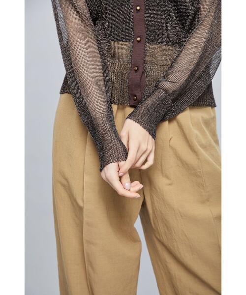 TAN（タン）の「【TAN/タン】メタリックシャツ TAN22SS-7-A（シャツ/ブラウス・レディース・ブラウン/その他17・FREE）」の13枚目の写真