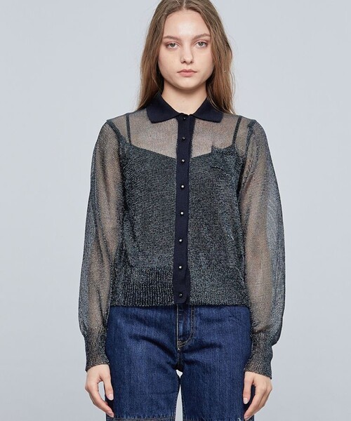 TAN（タン）の「【TAN/タン】メタリックシャツ TAN22SS-7-A（シャツ/ブラウス・レディース・ブラウン/その他17・FREE）」の15枚目の写真