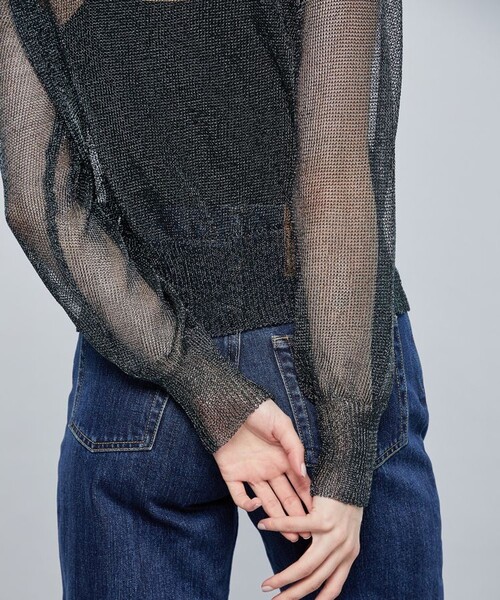 TAN（タン）の「【TAN/タン】メタリックシャツ TAN22SS-7-A（シャツ/ブラウス・レディース・ブラウン/その他17・FREE）」の22枚目の写真