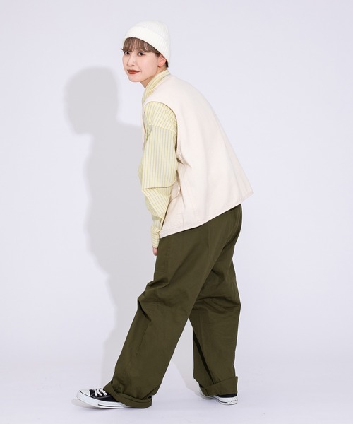 kutir(クティール)の「デニムフィッシングベスト(ベスト・レディース・ライトブルー/オフホワイト/ブルー・FREE)」の8枚目の写真