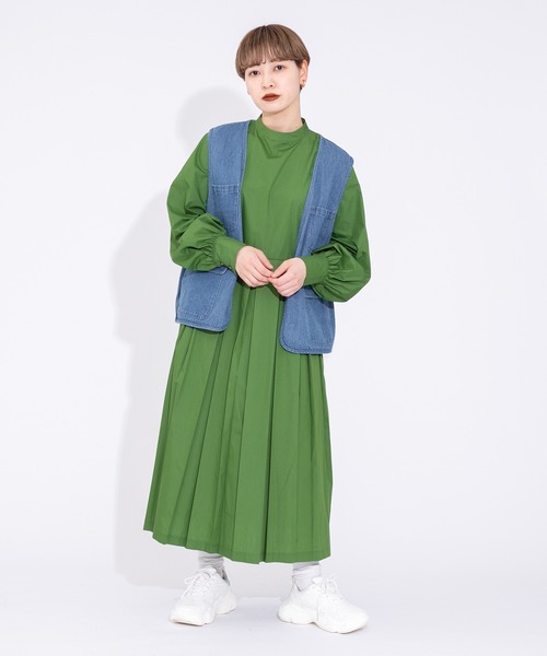 kutir(クティール)の「デニムフィッシングベスト(ベスト・レディース・ライトブルー/オフホワイト/ブルー・FREE)」の11枚目の写真