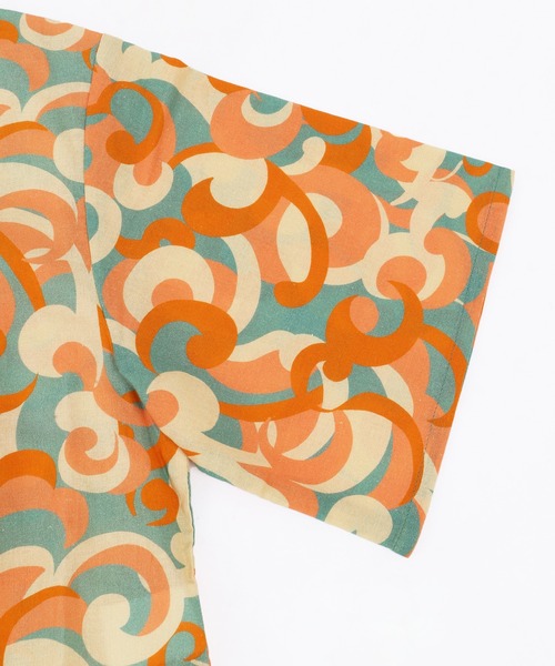 WC(ダブル シー)の「カモフラ半袖ポロ(シャツ/ブラウス・レディース・グリーン/オレンジ/ブルー・FREE)」の8枚目の写真