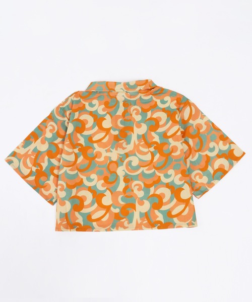 WC(ダブル シー)の「カモフラ半袖ポロ(シャツ/ブラウス・レディース・グリーン/オレンジ/ブルー・FREE)」の10枚目の写真