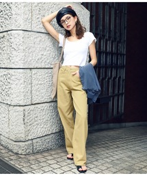 ツイルワイドパンツ