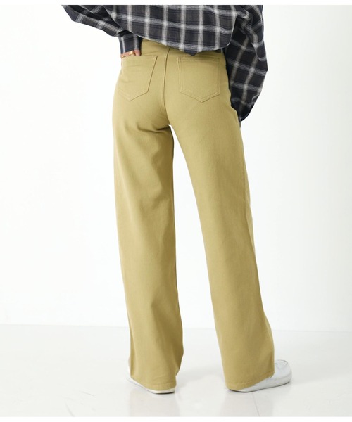 ANAP（アナップ）の「ツイルワイドパンツ（その他パンツ・レディース・ベージュ/ブラック・M/L/S）」の7枚目の写真