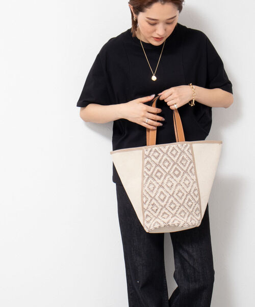 Kassiopea（カシオペア）の「【Kassiopea /カシオペア】タオルバケツトートバッグ（トートバッグ・レディース・ベージュ系その他3/ベージュ・FREE）」の5枚目の写真