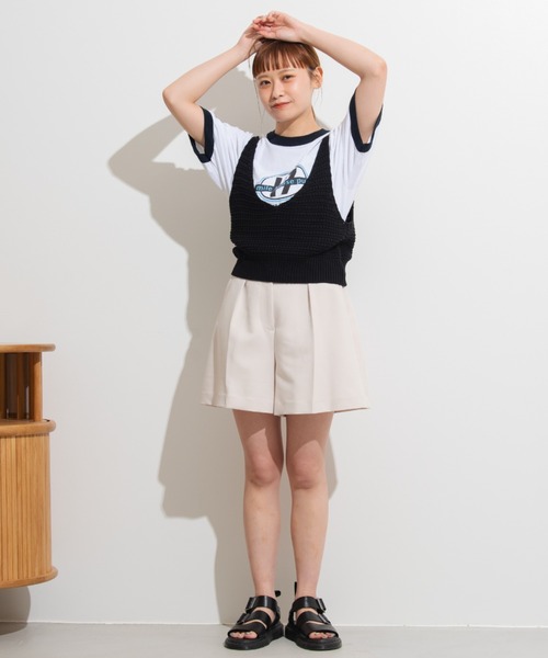 MERLOT(メルロー)の「タンクビスチェ(タンクトップ・レディース・ブラック/アイボリー・FREE)」の20枚目の写真
