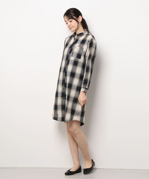 セール ロングチェックシャツワンピース その他トップス Frunco フランコ のファッション通販 Zozotown