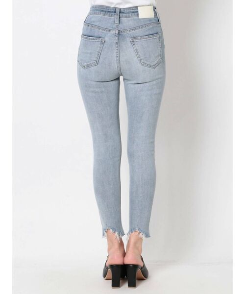 GYDA(ジェイダ)の「【TINY低身長さん向け】H/W ラギッドエッジスキニーデニムパンツ(デニムパンツ・レディース・ブラック/ライトブルー・X-SMALL/SMALL/MEDIUM)」の15枚目の写真