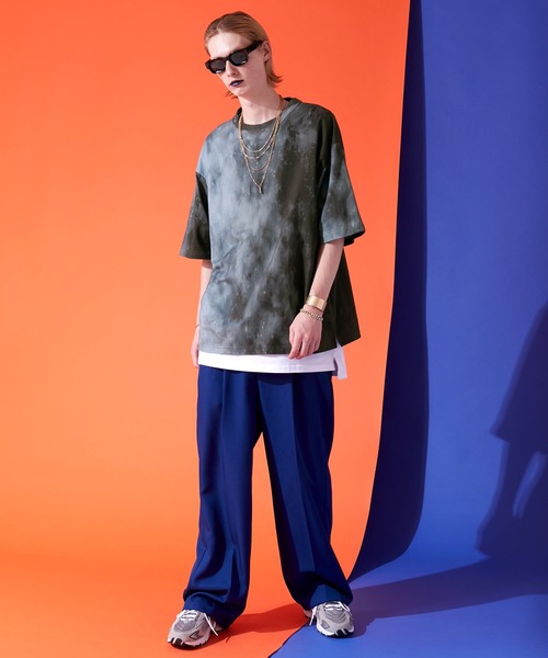 ENDER PRODUCTS(エンダープロダクツ)の「タイダイグラデーションクルーネックTシャツ【ENDER PRODUCTS/エンダープロダクツ】(Tシャツ/カットソー・メンズ・ブラック/グレー/グリーン・M/L)」の8枚目の写真