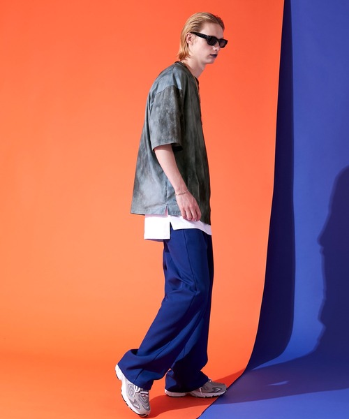 ENDER PRODUCTS(エンダープロダクツ)の「タイダイグラデーションクルーネックTシャツ【ENDER PRODUCTS/エンダープロダクツ】(Tシャツ/カットソー・メンズ・ブラック/グレー/グリーン・M/L)」の9枚目の写真