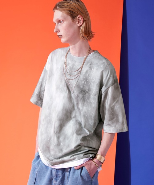 ENDER PRODUCTS(エンダープロダクツ)の「タイダイグラデーションクルーネックTシャツ【ENDER PRODUCTS/エンダープロダクツ】(Tシャツ/カットソー・メンズ・ブラック/グレー/グリーン・M/L)」の11枚目の写真