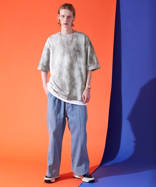 ENDER PRODUCTS(エンダープロダクツ)の「タイダイグラデーションクルーネックTシャツ【ENDER PRODUCTS/エンダープロダクツ】(Tシャツ/カットソー・メンズ・ブラック/グレー/グリーン・M/L)」の12枚目の写真