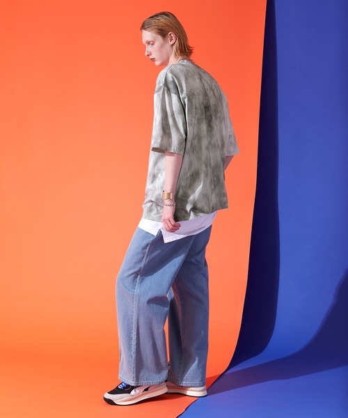 ENDER PRODUCTS(エンダープロダクツ)の「タイダイグラデーションクルーネックTシャツ【ENDER PRODUCTS/エンダープロダクツ】(Tシャツ/カットソー・メンズ・ブラック/グレー/グリーン・M/L)」の17枚目の写真