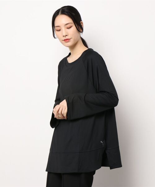 ウィメンズ マタニティ ヨガ スタジオ ベルスリーブ 長袖 Tシャツ PUMA｜ウィメンズ マタニティ ヨガ スタジオ ベルスリーブ 長袖