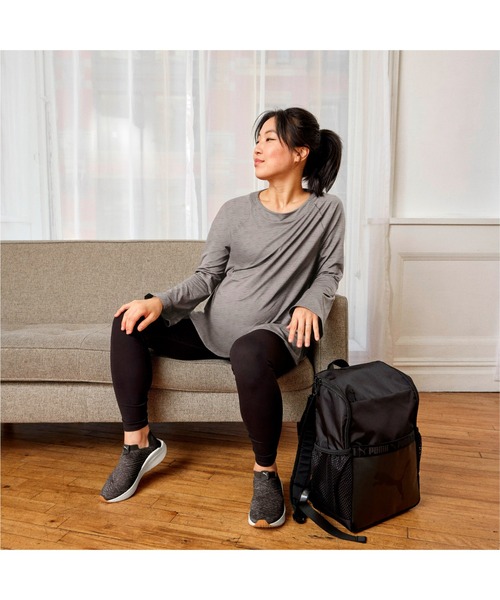 ウィメンズ マタニティ ヨガ スタジオ ベルスリーブ 長袖 Tシャツ PUMA プーマ ウィメンズ マタニティ ヨガ スタジオ ベルスリーブ