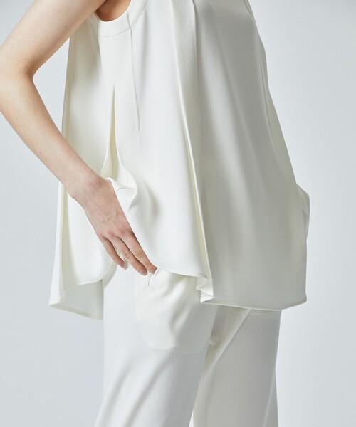 city（シティ）の「【CITY】サイドタックノースリーブトップス（シャツ/ブラウス・レディース・ブラック/アイボリー/ライトグレー・FREE）」の15枚目の写真