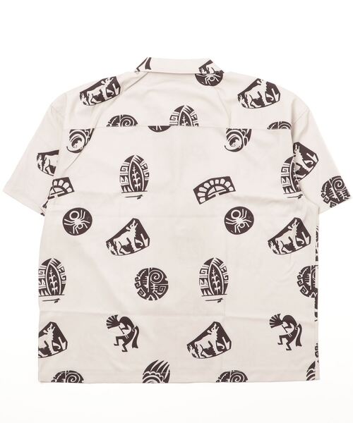 AVIREX（アヴィレックス）の「【直営店限定】半袖 シャツ ホピ / S/S SHIRT HOPI / アヴィレックス / AVIREX（シャツ/ブラウス・メンズ・ベージュ/グレー・MEDIUM/LARGE）」の3枚目の写真