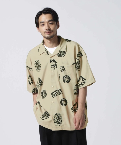 AVIREX（アヴィレックス）の「【直営店限定】半袖 シャツ ホピ / S/S SHIRT HOPI / アヴィレックス / AVIREX（シャツ/ブラウス・メンズ・ベージュ/グレー・MEDIUM/LARGE）」の12枚目の写真