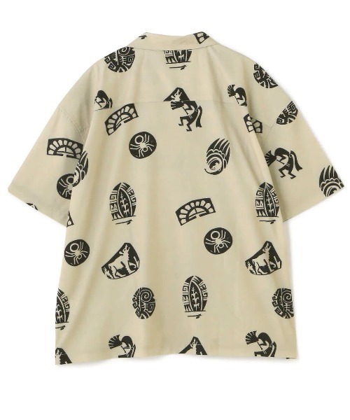AVIREX（アヴィレックス）の「【直営店限定】半袖 シャツ ホピ / S/S SHIRT HOPI / アヴィレックス / AVIREX（シャツ/ブラウス・メンズ・ベージュ/グレー・MEDIUM/LARGE）」の6枚目の写真
