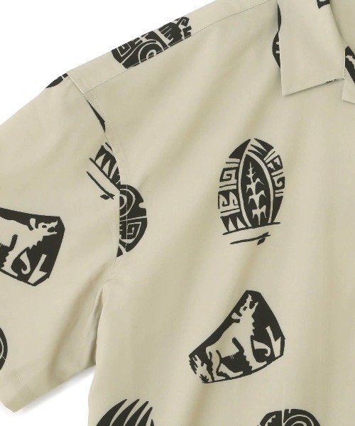 AVIREX（アヴィレックス）の「【直営店限定】半袖 シャツ ホピ / S/S SHIRT HOPI / アヴィレックス / AVIREX（シャツ/ブラウス・メンズ・ベージュ/グレー・MEDIUM/LARGE）」の8枚目の写真