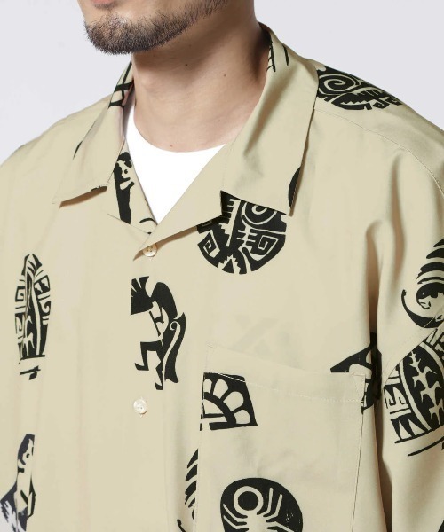 AVIREX（アヴィレックス）の「【直営店限定】半袖 シャツ ホピ / S/S SHIRT HOPI / アヴィレックス / AVIREX（シャツ/ブラウス・メンズ・ベージュ/グレー・MEDIUM/LARGE）」の15枚目の写真