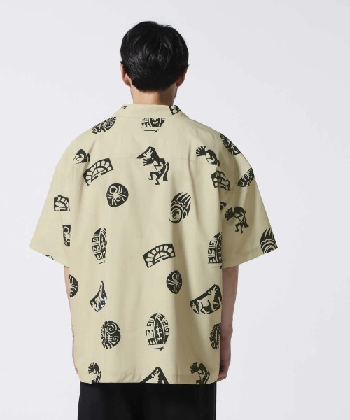 AVIREX（アヴィレックス）の「【直営店限定】半袖 シャツ ホピ / S/S SHIRT HOPI / アヴィレックス / AVIREX（シャツ/ブラウス・メンズ・ベージュ/グレー・MEDIUM/LARGE）」の14枚目の写真
