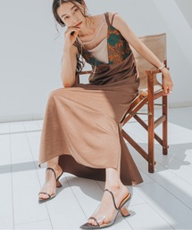 sahara | JQD Back Cross Cami Dress(ワンピース)