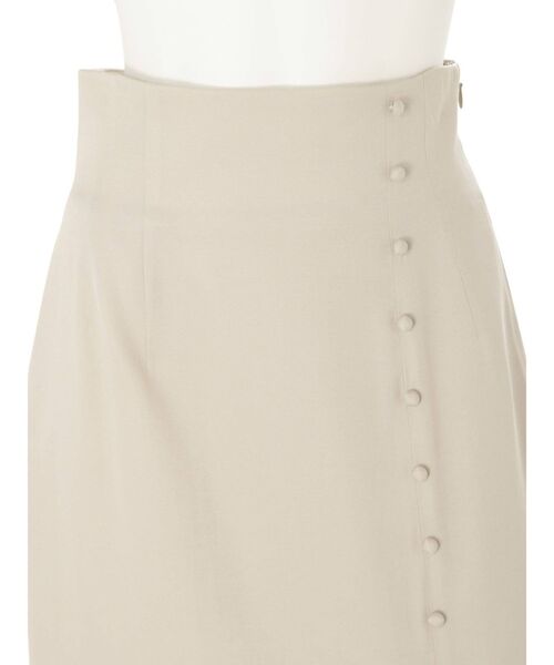 MERCURYDUO（マーキュリーデュオ）の「ボタンデザインスリットタイトスカート（スカート・レディース・オフホワイト/ネイビー/ベージュ・SMALL/MEDIUM）」の16枚目の写真