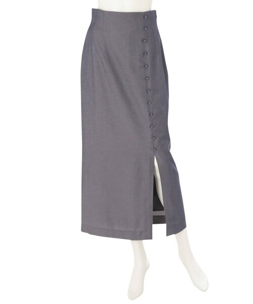 MERCURYDUO（マーキュリーデュオ）の「ボタンデザインスリットタイトスカート（スカート・レディース・オフホワイト/ネイビー/ベージュ・SMALL/MEDIUM）」の20枚目の写真