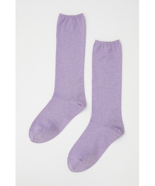 rienda（リエンダ）の「ベーシックカラーソックス（ソックス/靴下・レディース・ブラック/シルバー/パープル・FREE）」の3枚目の写真