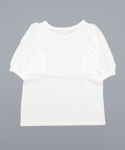nemne store(ネンネストア)の「袖ボリュームプルオーバー(Tシャツ/カットソー・レディース・ブラウン/オフホワイト/ピンク・フリー)」の6枚目の写真