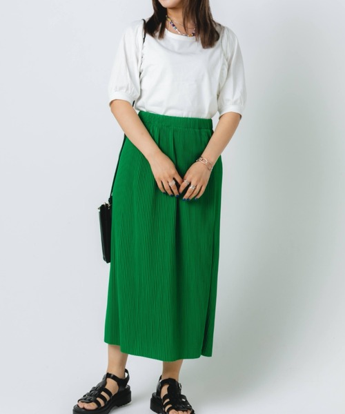 nemne store(ネンネストア)の「袖ボリュームプルオーバー(Tシャツ/カットソー・レディース・ブラウン/オフホワイト/ピンク・フリー)」の9枚目の写真
