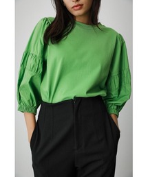 AZUL by moussy | SLEEVE SWITCHING DESIGN TOPS/スリーブスウィッチングデザイントップス(Tシャツ/カットソー)