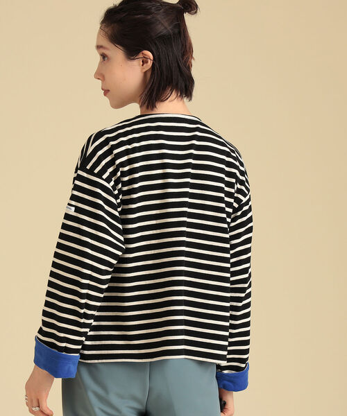 Ray BEAMS（レイビームス）の「ORCIVAL / クルーネック カーディガン（カーディガン/ボレロ・レディース・ホワイト系その他/ブラック系その他・1）」の12枚目の写真