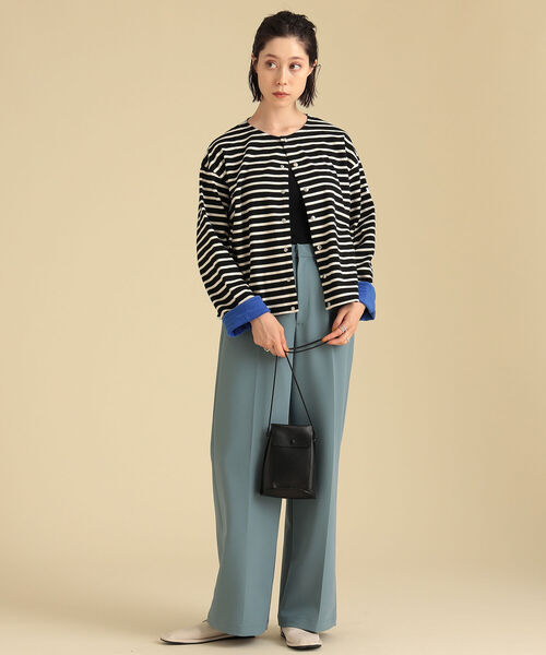 Ray BEAMS（レイビームス）の「ORCIVAL / クルーネック カーディガン（カーディガン/ボレロ・レディース・ホワイト系その他/ブラック系その他・1）」の15枚目の写真