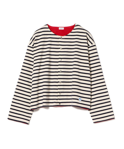 Ray BEAMS（レイビームス）の「ORCIVAL / クルーネック カーディガン（カーディガン/ボレロ・レディース・ホワイト系その他/ブラック系その他・1）」の16枚目の写真