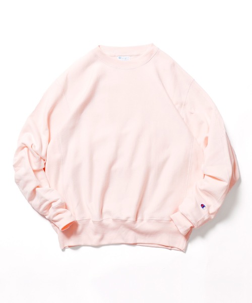 Champion（チャンピオン）の「champion/チャンピオン 12oz REVERSE WEAVE/リバースウィーブ クルーネックスウェット トレーナー オーバーサイズ（スウェット・メンズ・ダークグリーン/ブラック/ネイビー/シルバーグレー/グレー/ライトピンク/サンドベージュ/オリーブ/ブルー/ヘザーチャコール/ホワイト/ストーン・XL/S/L/M）」の11枚目の写真