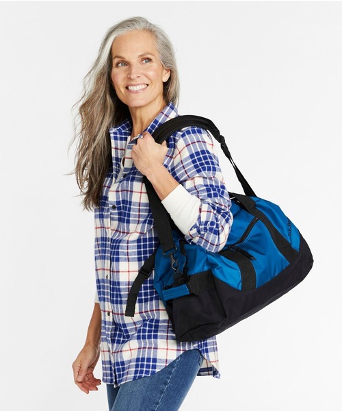 L.L.Bean(エルエルビーン)の「アドベンチャー・ダッフル、スモール(ボストンバッグ・レディース・ブラック/ネイビー/ライトアッシュグレー/グリーン・ONE SIZE)」の20枚目の写真
