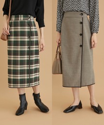 ROPE' PICNIC | リバーシブル/チェック＆無地スカート(スカート)