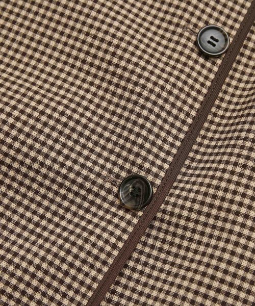 ROPE' PICNIC（ロペピクニック）の「リバーシブル/チェック＆無地スカート（スカート・レディース・ベージュ系その他/グリーン系その他/ピンク系その他2・36/38/40）」の5枚目の写真