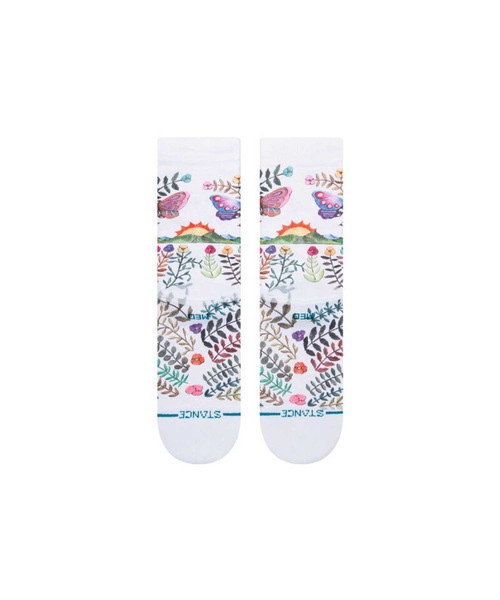STANCE(スタンス)の「【STANCE/スタンス】THE GARDEN OF GROWTH SABRINA BOSCO(サブリナ・ボスコ)コラボモデル(ソックス/靴下・レディース・ホワイト・SMALL)」の2枚目の写真
