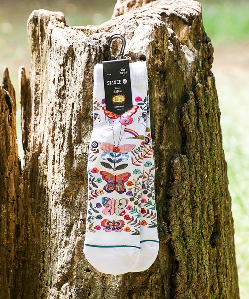 STANCE(スタンス)の「【STANCE/スタンス】THE GARDEN OF GROWTH SABRINA BOSCO(サブリナ・ボスコ)コラボモデル(ソックス/靴下・レディース・ホワイト・SMALL)」の6枚目の写真